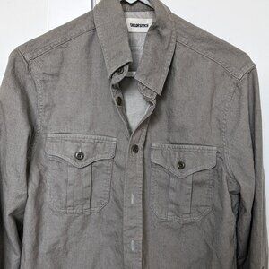 Taylor Stitch Men's Casual Green Button Shirt Size 38